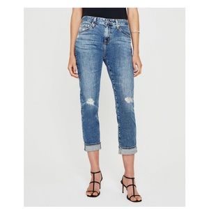 AG AG-ED Denim Ex Boyfriend Slim blue jeans